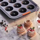 Non-stick Metal Bakeware 12-Cup Mini Fluted Cake Pan