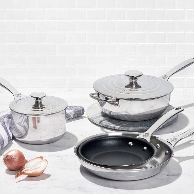 Signature Stainless Steel 6-Piece Cookware Set | Le Creuset®