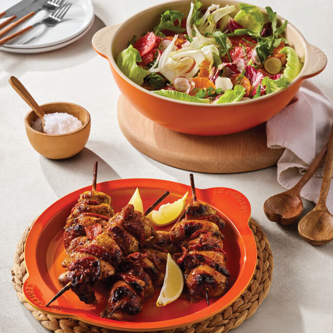 Signature Round Multifunction Baking Dish with Platter Lid, view 1