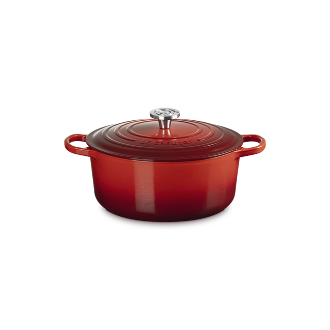 Signature Round Dutch OvenCerise, view 2