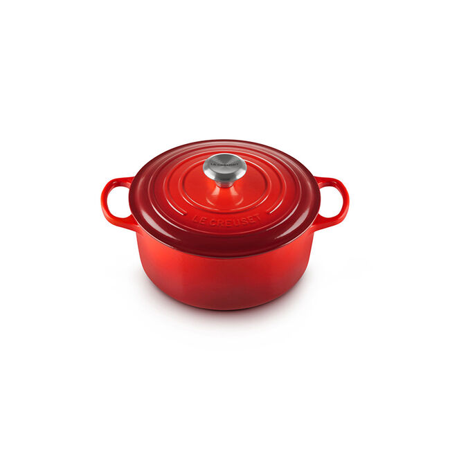 Signature Round Dutch OvenCerise, view 2