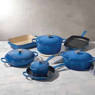 Signature Enameled Cast Iron 11-Piece Ultimate Cookware Set Signature Enameled Cast Iron 11-Piece Ultimate Cookware Set