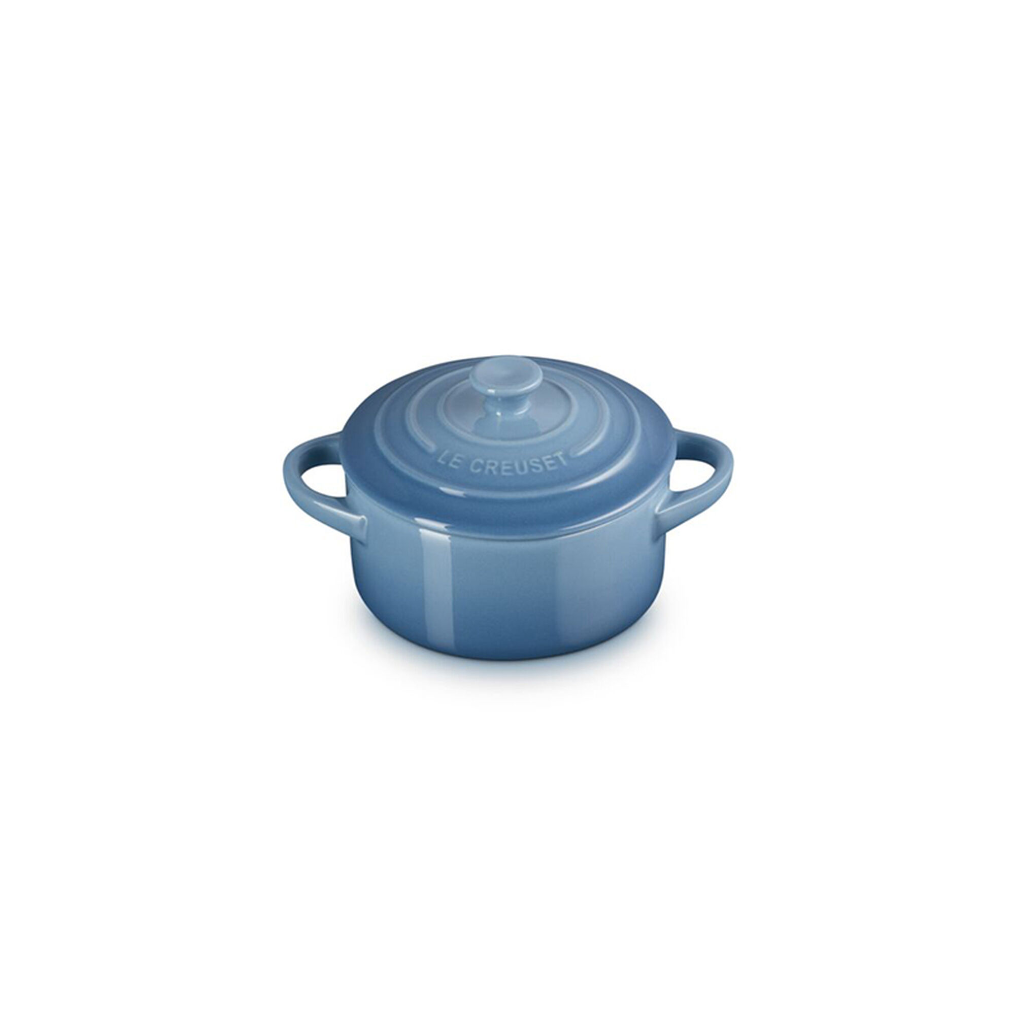 Mini Round Cocotte - Chambray, 8 fl. oz.