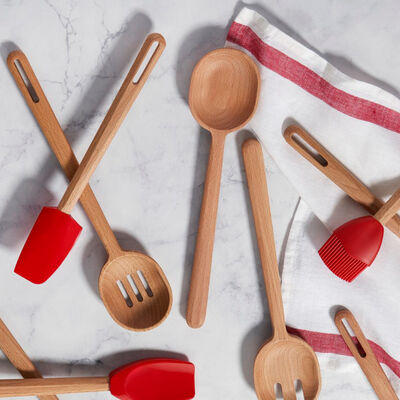 Signature Wood Serving Spoon