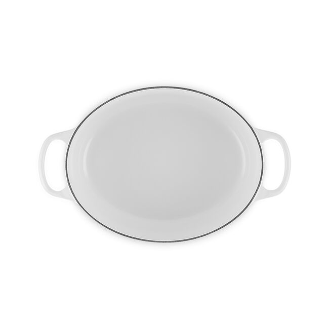 Signature Oval Dutch OvenWhite, view 5