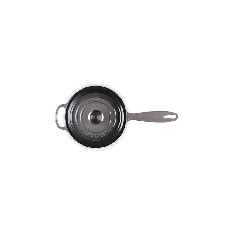 Le Creuset Signature 2.25qt Iron Handle Saucepan Sea Salt - Thumbnail 5