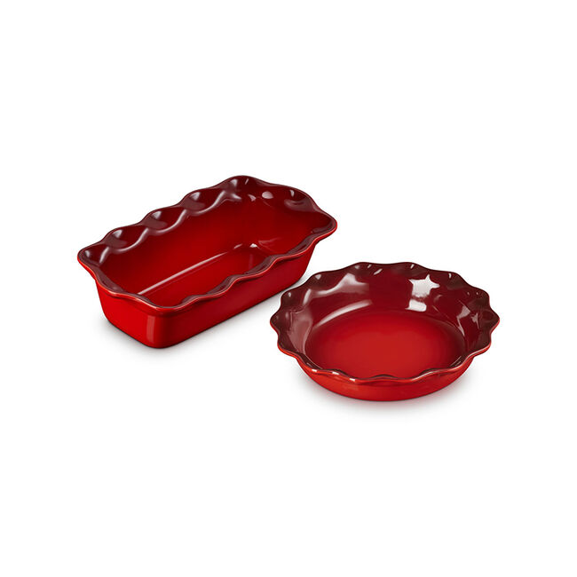 Heritage Pie Dish and Fluted Loaf Pan Set, view 4