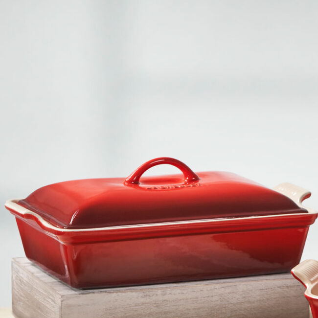 Heritage Rectangular CasseroleCerise, view 2