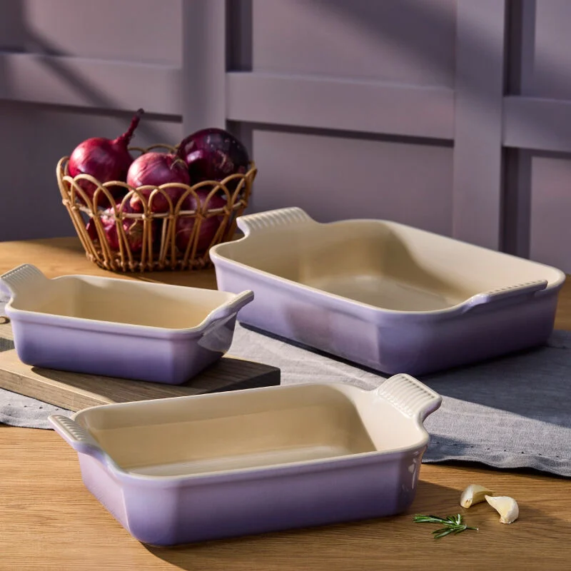 Heritage 3-Piece Rectangular Baking Dish Set | Le Creuset®