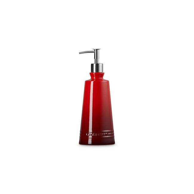 Stoneware Signature Soap DispenserCerise, view 5