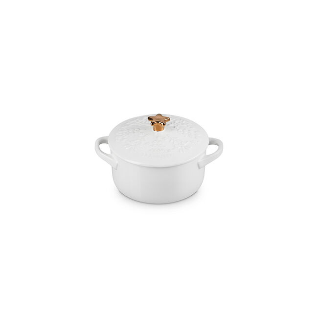 Noël Collection Mini Cocotte with Star Knob, view 4