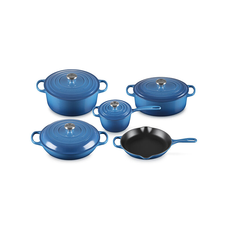 Signature Enameled Cast Iron 9-Piece Cookware Set | Le Creuset®