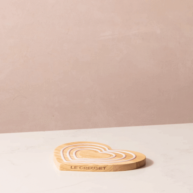 Heart Magnetic Wooden Trivet, view 2