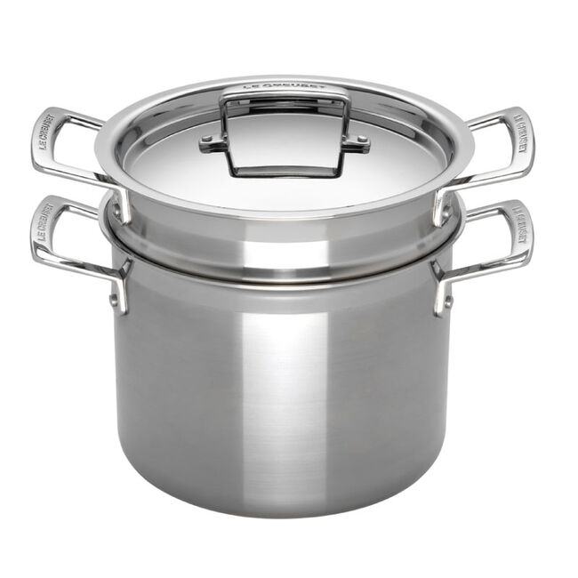 Classic Stainless Steel Pasta Pot with Colander Insert Le Creuset®