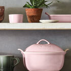 Heritage Deep Covered Rectangular BakerChiffon Pink