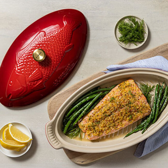 Le Creuset Stoneware Oval Fish Baker