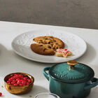 Holly Collection Dessert PlateWhite