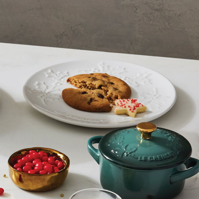 Holly Collection Dessert PlateWhite, view 1