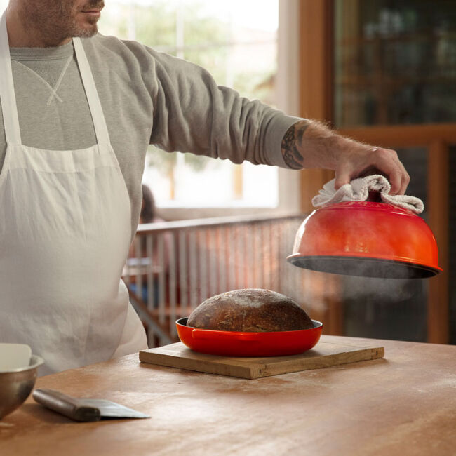 Le Creuset Bread Oven in White