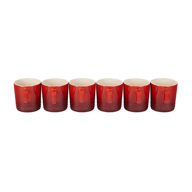 London Mugs, Set of 6Cerise, view 1