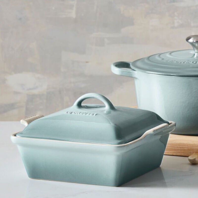 未使用　ル・クルーゼ　Square Bake Dish 送料込 Heritage Square Dish | Le Creuset®
