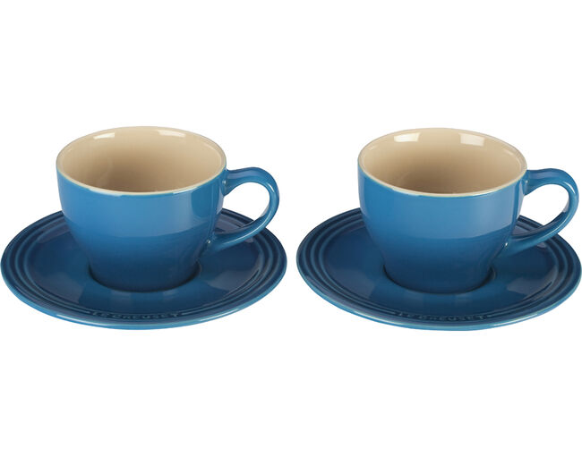 Cappuccino Cups and Saucers, Set of 2 Le Creuset®