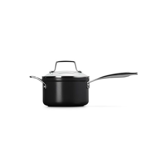 Essential Non-stick Ceramic Saucepan with Glass Lid, view 6