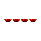 Vancouver Cereal Bowls, Set of 4Cerise