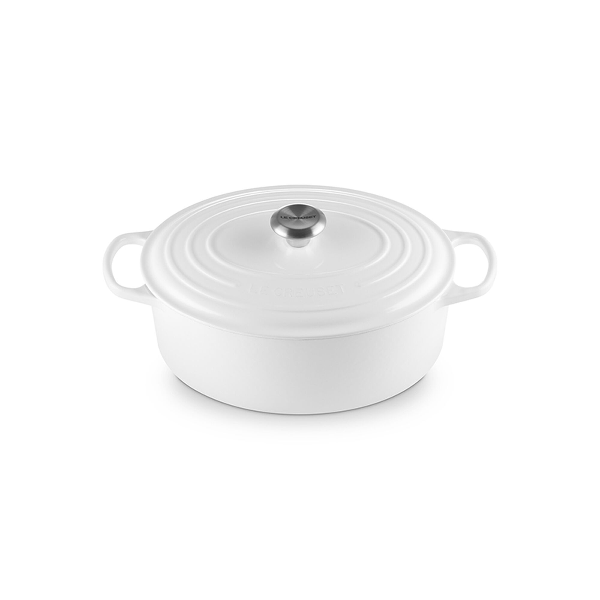 Signature Oval Dutch Oven - White, 6 3/4 qt.
