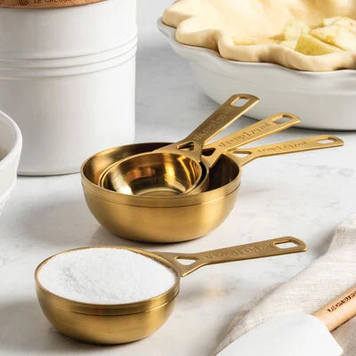 Gold 4-Piece Measuring Cup Set Gold 4-Piece Measuring Cup Set