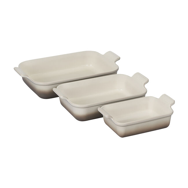 Le Creuset- Heritage 3-Piece Rectangular Baking Dish Set