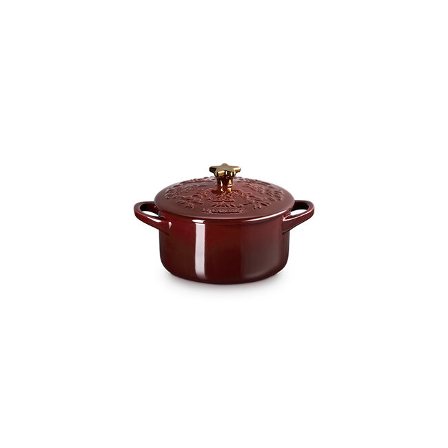 No&euml;l Collection Mini Cocotte with Gold Star Knob, view 4