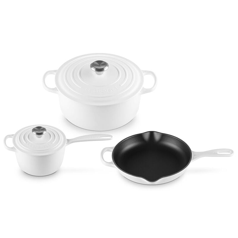 Signature Enameled Cast Iron 5-Piece Cookware Set | Le Creuset®