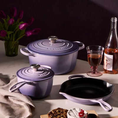 Signature Enameled Cast Iron 5-Piece Cookware Set