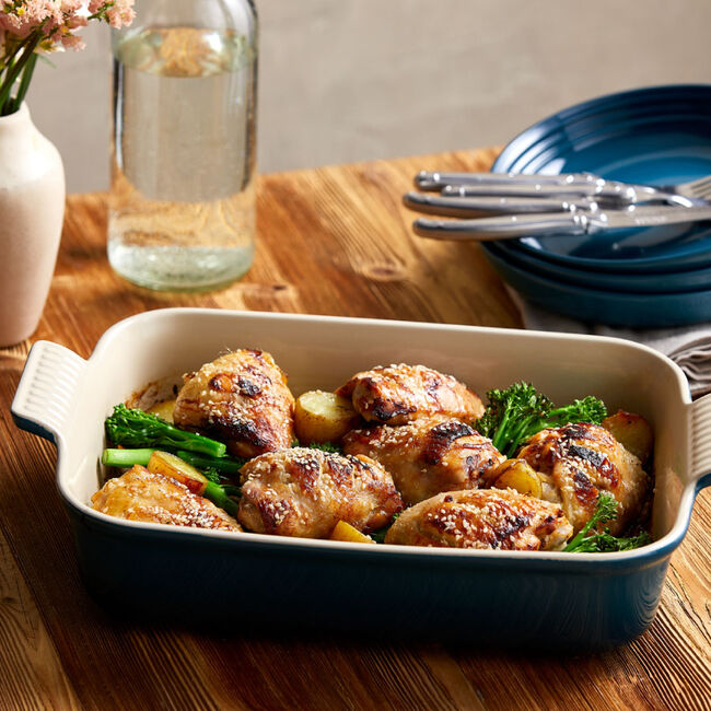 Le Creuset Heritage 4-Piece Stoneware Bakeware Set | Oyster