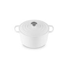 Signature Round Deep OvenMatte White