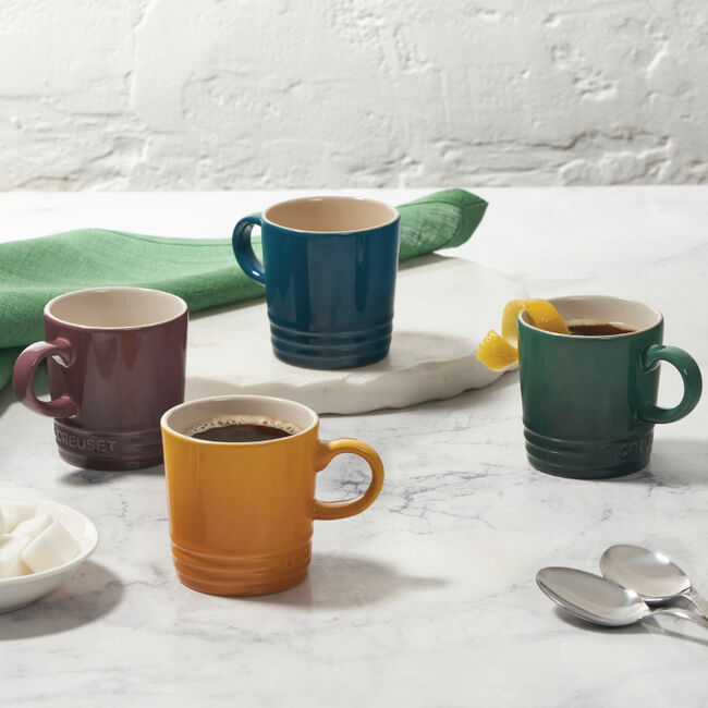 London Espresso Mugs, Set of 4 - Botanique Collection