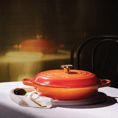 Signature Round Braiser with Crucible Knob Signature Round Braiser with Crucible Knob