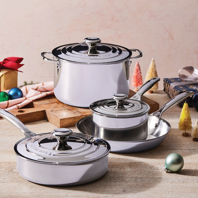 Signature Stainless Steel 7-Piece Cookware Set
