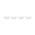 Vancouver Dinner Plates, Set of 4White