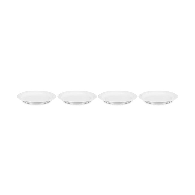 Vancouver Dinner Plates, Set of 4White, view 3