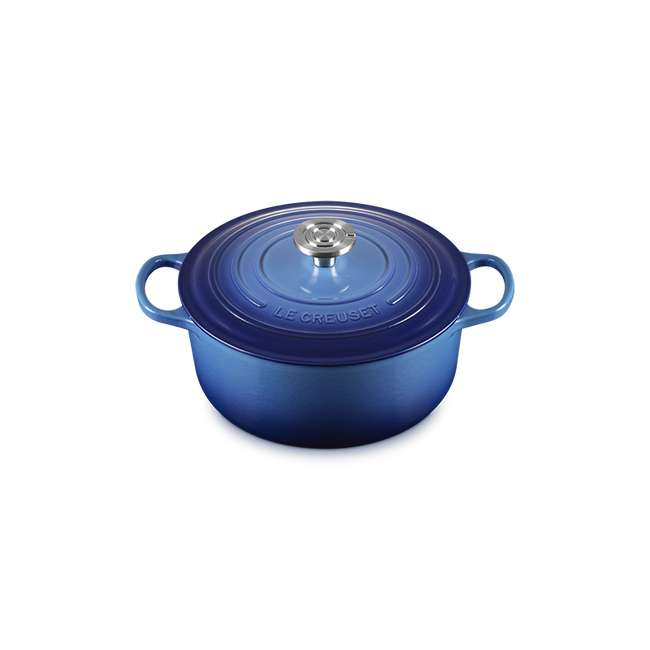 LE CREUSET 鍋 22cm コバルトブルー Signature Round Dutch Oven | Le Creuset®