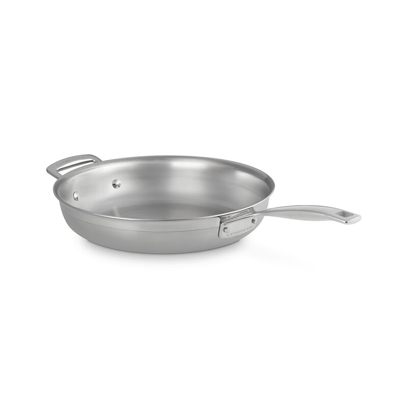 Le Creuset Classic Stainless Steel 11" Fry Pan - Thumbnail 3