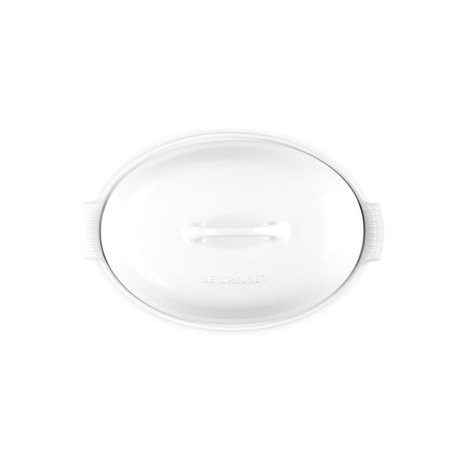 Heritage Oval CasseroleWhite, view 5
