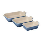 Heritage 3-Piece Rectangular Baking Dish SetChambray