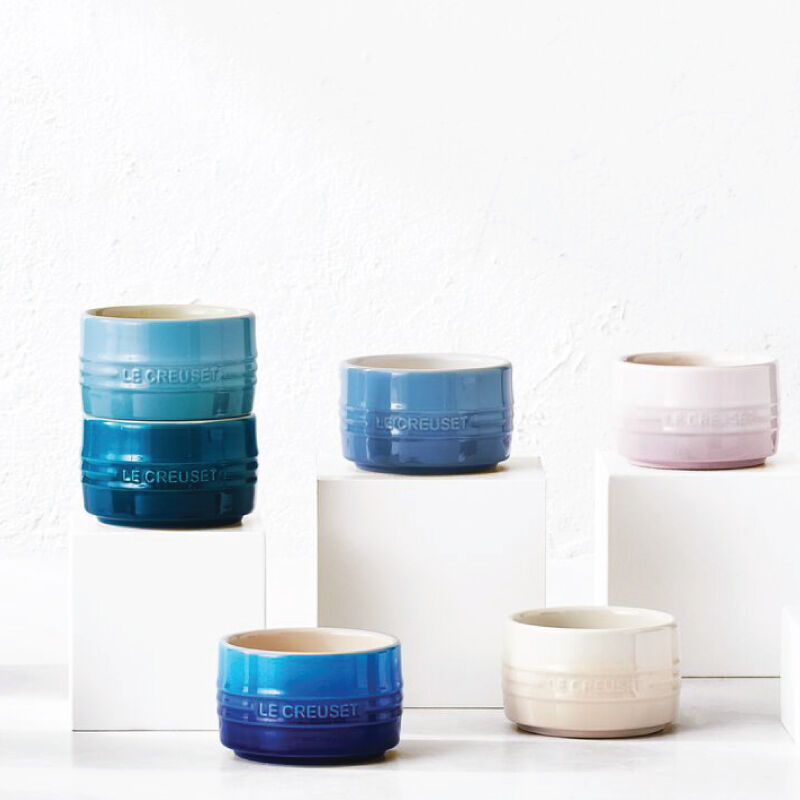 LE CREUSET ブルー 14cm LE CREUSET (ルクルーゼ) キャニスター ブルー 約14cm