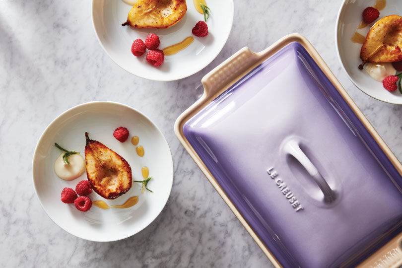 LE CREUSET♥️エプロン。料理。 Lavender Roasted Pears | Le Creuset®