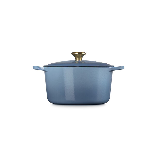 Signature Round Deep OvenChambray, view 3