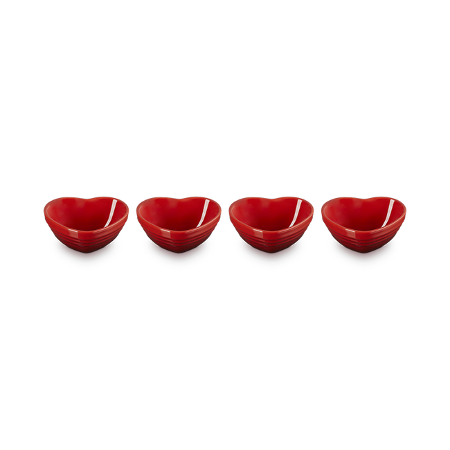 Mini Heart Pinch Bowl, Set of 4, view 5