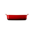 Heritage Deep Rectangular Lasagna DishCerise